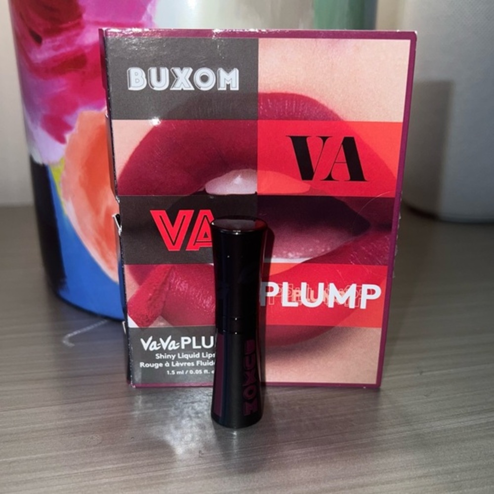 🔴 3/$18 or 5/$25 NIP Buxom Va Va Plump Shiny Liquid Lipstick 1.5mL, Wine Me